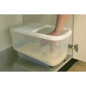 米びつ 10kg アイリスオーヤマ 冷蔵庫 スリム 計量カップ付き 冷蔵庫収納 冷蔵庫保管 PRS-10