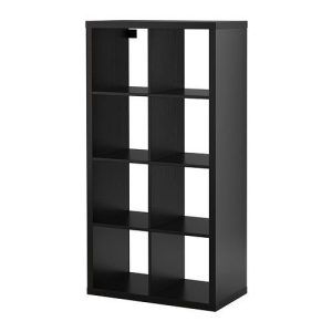 イケア・IKEA 棚 書棚・本棚　KALLAX (カラックス)  シェルフユニット, ブラックブラウン(703.518.91)
